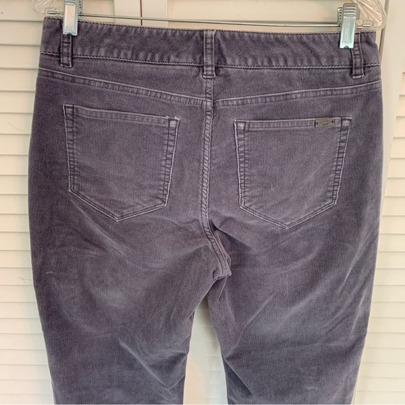 LL Bean Womens Casco Corduroy Pants Gray 10P Petite Mid Rise Straight Leg 500968 - Picture 9 of 16
